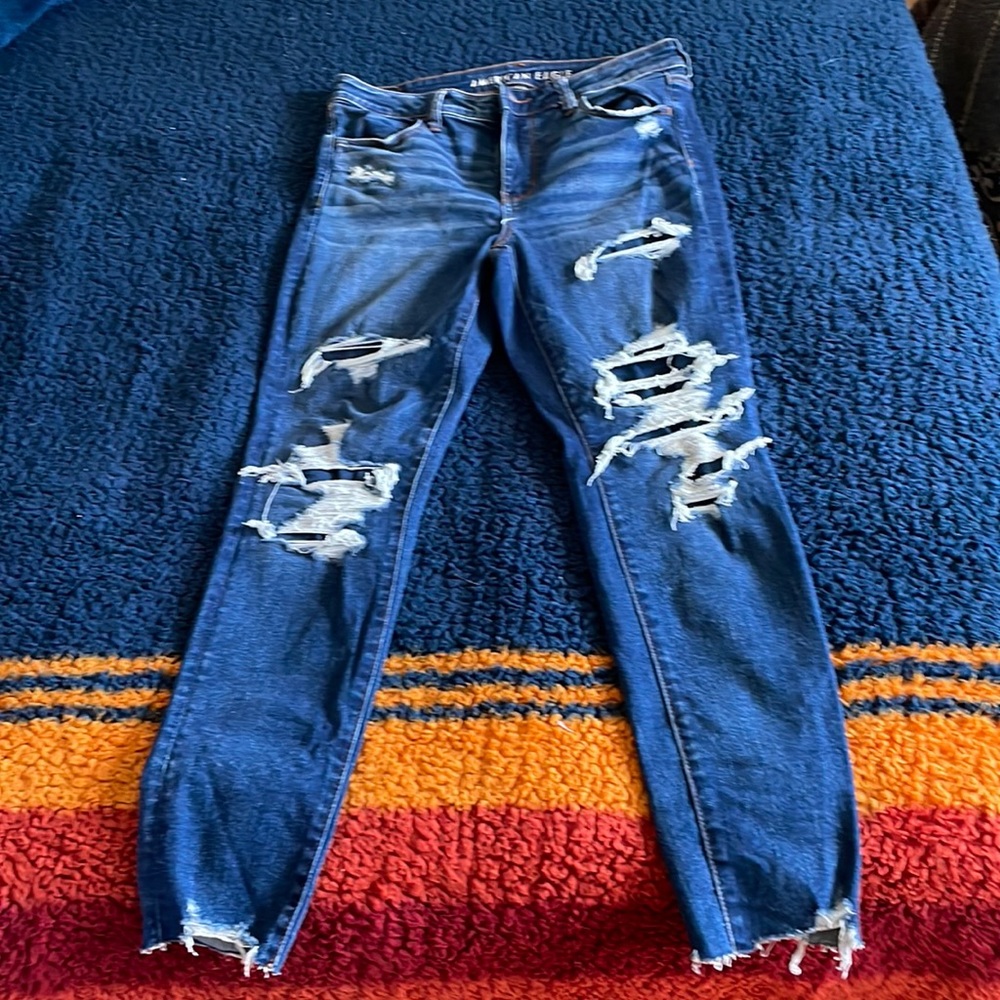 High rise next level stretch jeggings from American Eagle